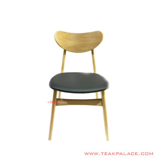 Kursi Makan Melia Jok Kulit Grey Minimalis Kursi Makan Melia Jok Kulit Grey Minimalis