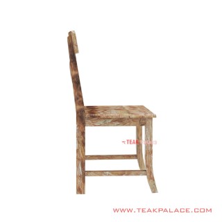 Kursi Makan Shima Minimalis White Wash Rustic Murah