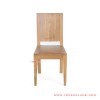 Dining Chair Nathan Kayu Jati Natural