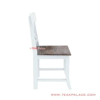 Kursi Makan Minimalis Duco Putih Murah Seri Shima