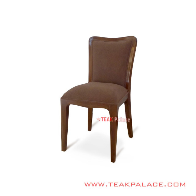 Kursi Makan Maya Kain Beludru Coklat Minimalis Kursi Makan Maya Kain Beludru Coklat Minimalis