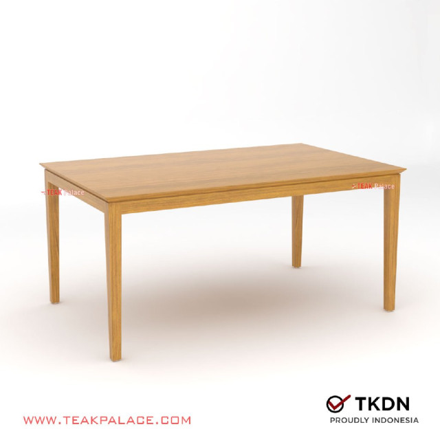 Meja Makan Jati 6 Kursi Kutai 160