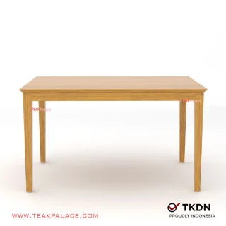 Meja Makan Kayu Jati TKDN untuk 4 Kursi Seri Kutai 130 Meja Makan Kayu Jati TKDN untuk 4 Kursi Seri Kutai 130