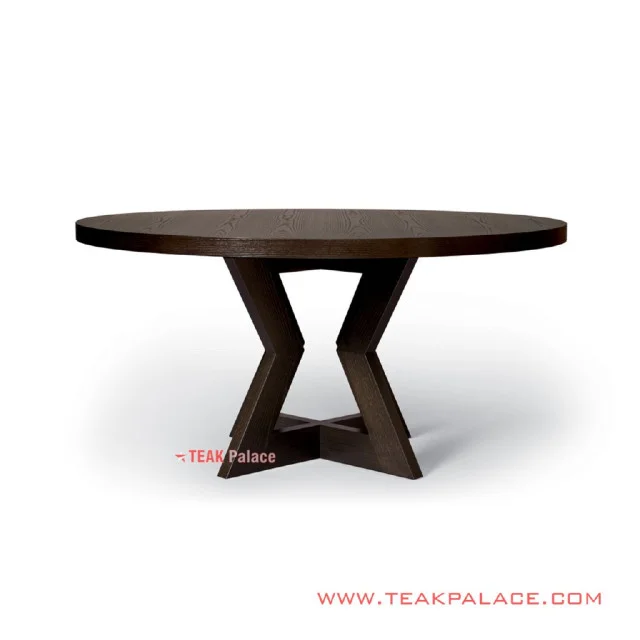 Meja Makan Kayu Jati Hitam 4 Kursi Seri Mondy