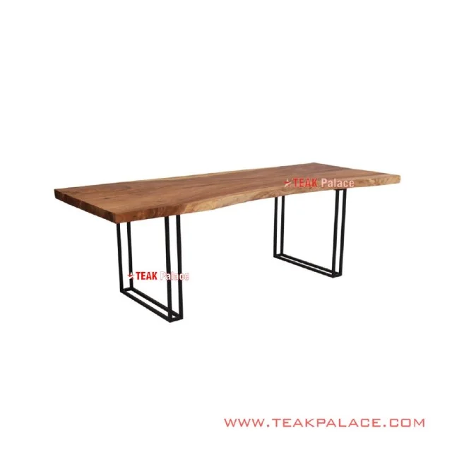 Meja Makan Seri Bogor Kaki Besi Minimalis