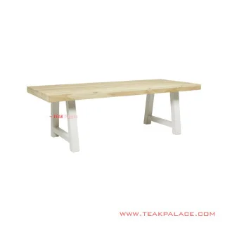 Meja Makan Felix Kayu Jati Minimalis