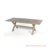 Meja Cafe Bibury Minimalis White Wash Rustic Meja Cafe Bibury Minimalis White Wash Rustic