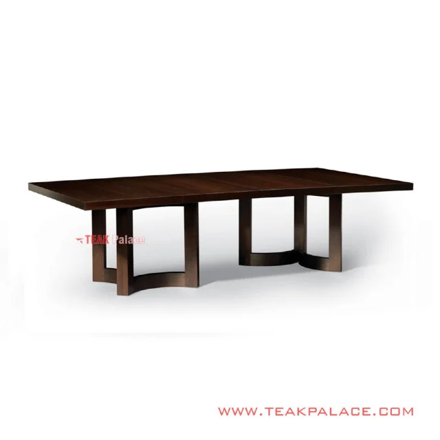 Meja Makan Kayu Jati Salak Brown Untuk 10 Kursi Seri Nexus