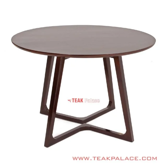 Meja Makan Kayu Jati 120 cm Seri Mondy Meja Makan Kayu Jati 120 cm Seri Mondy