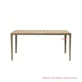 Meja Taman Gambiran Jati Natural Minimalis