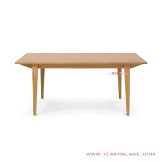 Meja Makan Himeka Kayu Jati Natural