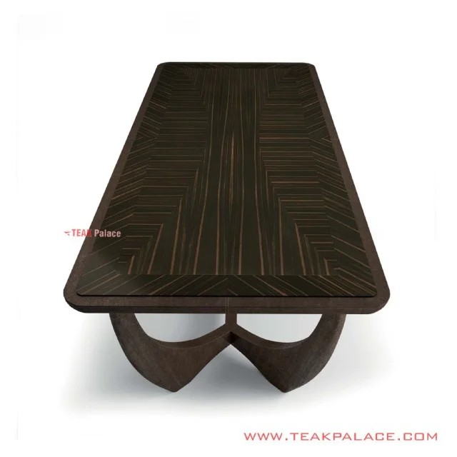 Meja Makan Mizica Black Walnut