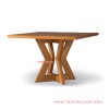 Meja Makan Kayu Jati Minimalist Seri Mondy