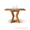 Meja Makan Kayu Jati Minimalist Seri Mondy