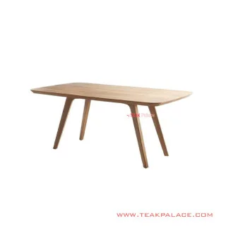 Meja Makan Kayu Jati 6 Seater Sukatani