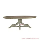 Meja Makan Fatin White Wash Rustic 