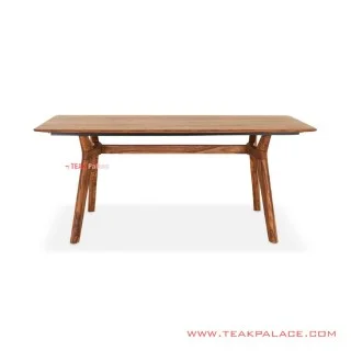 Meja Makan Kayu Jati Salak Brown Seri Kaila