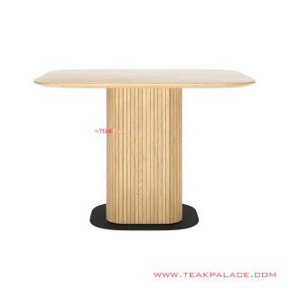 Meja Makan Minimalis Kayu Jati Natural Ivina Meja Makan Minimalis Kayu Jati Natural Ivina