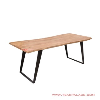 Berlin Meja Makan Kaki Besi Minimalis Berlin Meja Makan Kaki Besi Minimalis