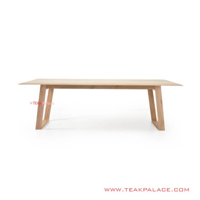 Meja Makan Bondy Jati Natural Minimalis