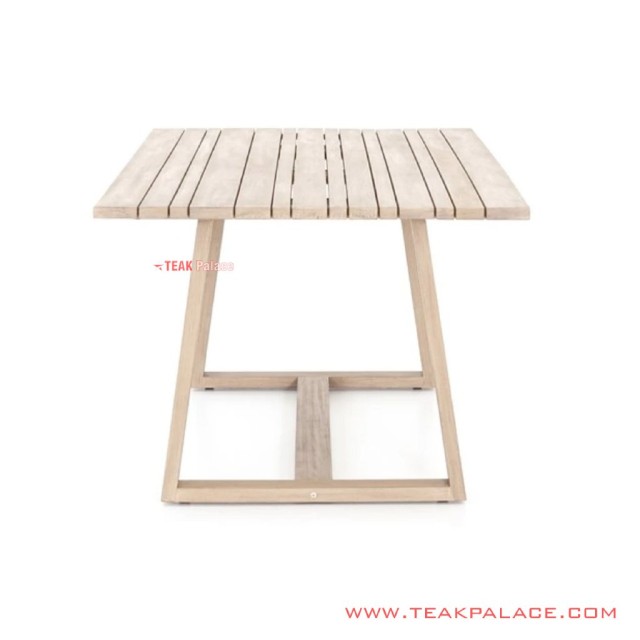 Meja Makan Minimalis Ampera Kayu Jati Natural Meja Makan Minimalis Ampera Kayu Jati Natural