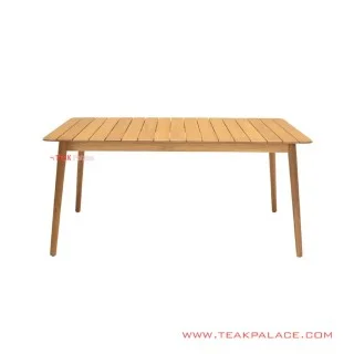 Meja Makan Kayu Jati Natural Seri Banten