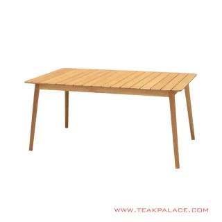 Meja Makan Kayu Jati Natural Seri Banten