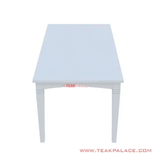 Meja Makan Seri Perry Minimalis Duco Putih 