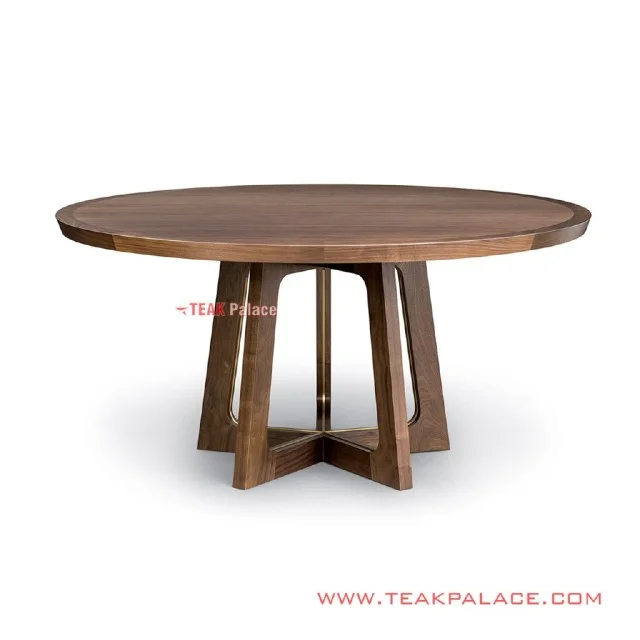 Meja Makan Bundar Minimalis Seri Mondy