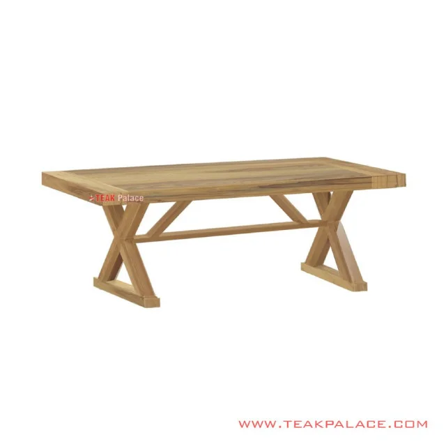 Meja Makan Modena Kayu Jati Natural Meja Makan Modena Kayu Jati Natural
