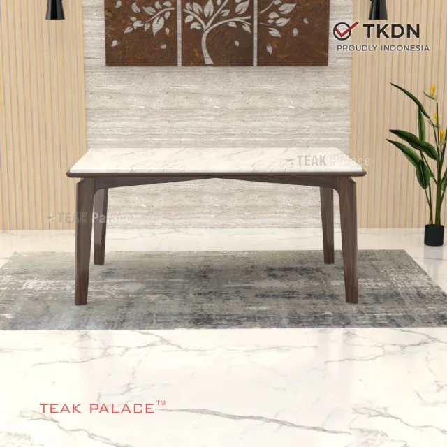 Meja Makan Mewah 6 Kursi Zenvo Marmer Meja Makan Mewah 6 Kursi Zenvo Marmer