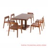 Set Meja Makan Jati Seri Blora 6 Kursi
