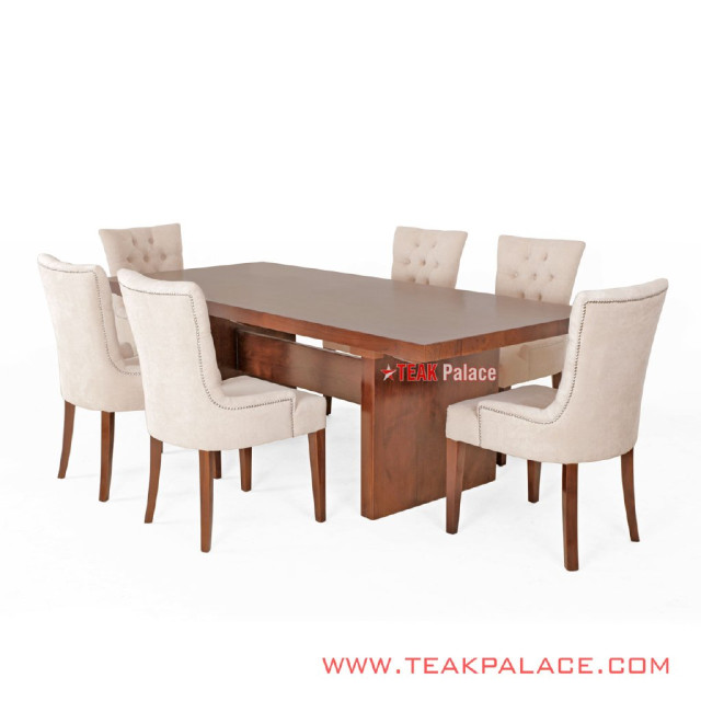 Meja Makan Set 6 Kursi Minimalis Seri Anna