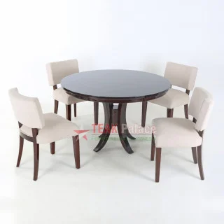 Set Kursi Meja makan Jati Seri Mona 4 Seater