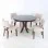 Set Kursi Meja makan Jati Seri Mona 4 Seater
