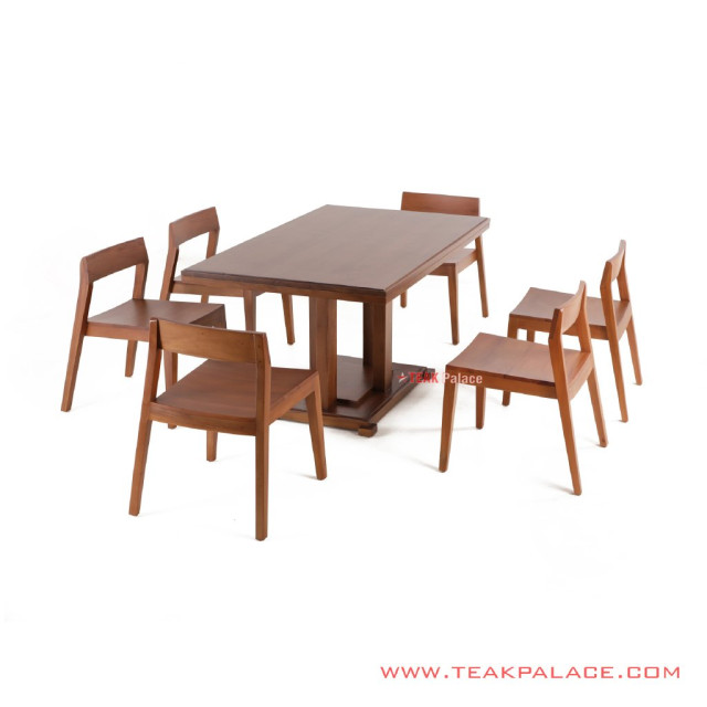 Set Meja Makan 6 Kursi Zagato Minimalis Set Meja Makan 6 Kursi Zagato Minimalis