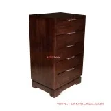 Buffet Laci Minimalis Jati Altama Black Walnut