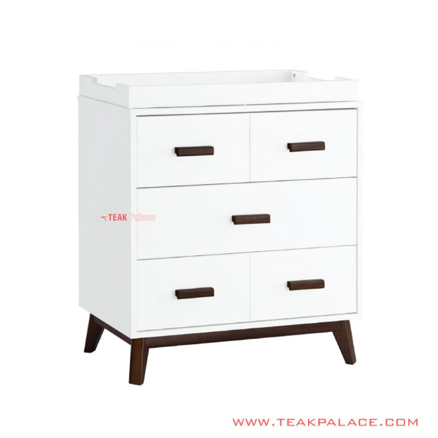 Buffet 5 Laci Minimalis Duco Putih Seri Jennie Buffet 5 Laci Minimalis Duco Putih Seri Jennie