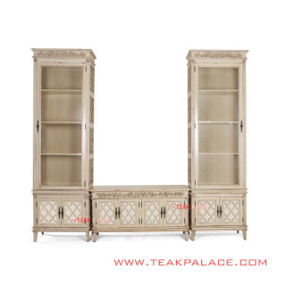 Set Buffet Meja TV Rak Pajangan Camelia Series