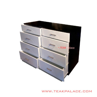 Buffet Samarinda Duco Putih Hitam Minimalis Buffet Samarinda Duco Putih Hitam Minimalis