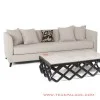 Sofa Minimalis Set 31 Set Accent Beludru Krem TKDN Sofa Minimalis Set 31 Set Accent Beludru Krem TKDN