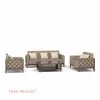 Sofa 321 Minimalis Modern Kayu Jati Seri Alvaro TKDN