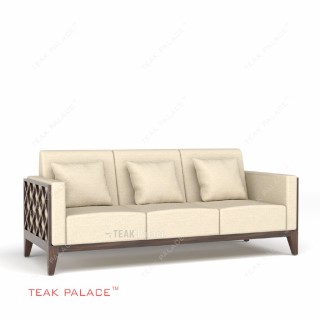 Sofa Jati 3 Dudukan Alvaro Krem Modern Minimalis TKDN Sofa Jati 3 Dudukan Alvaro Krem Modern Minimalis TKDN