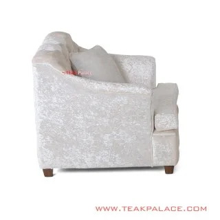 Sofa Modern Single Putih Seri Musi