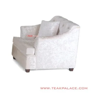 Sofa Modern Single Putih Seri Musi