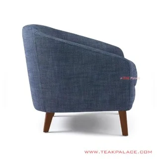 Sofa Minimalis Single Seri Jonah Biru Tua Sofa Minimalis Single Seri Jonah Biru Tua