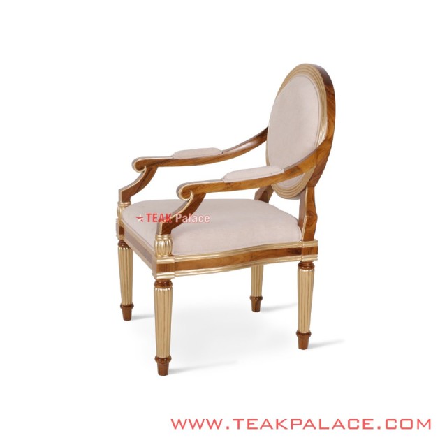 Kursi Jati Klasik Warna Emas Romeo Kursi Jati Klasik Warna Emas Romeo