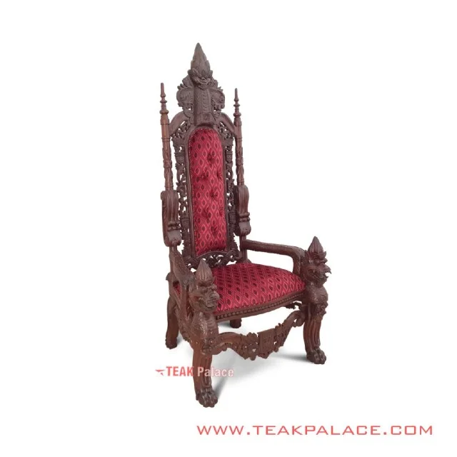 Kursi Sofa Single Mewah Ukir Jati Seri Raja