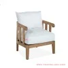 Kursi Sofa  Tamu Single Minimalis Jati Mongo
