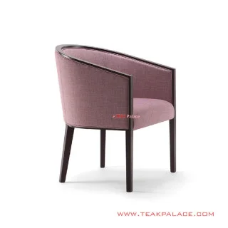 Kursi Minimalis Modern Kayu Jati Borara Pink Kursi Minimalis Modern Kayu Jati Borara Pink